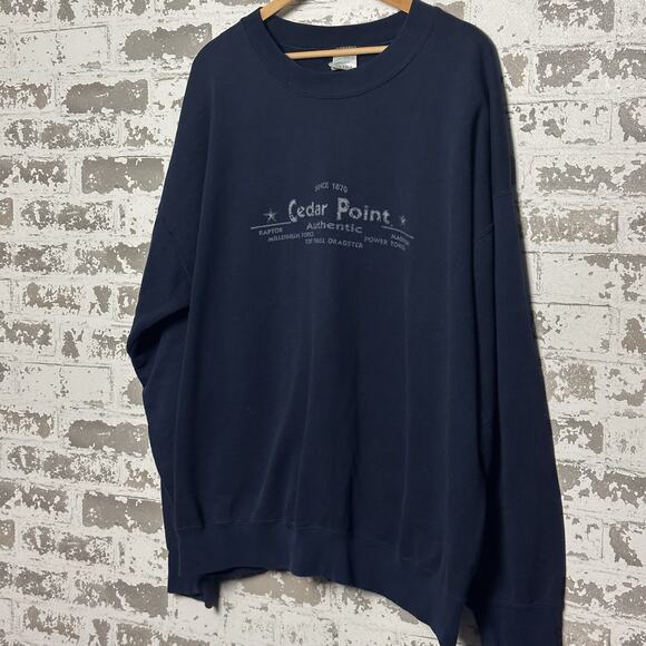 Vintage Cedar Point Sweatshirt Size XL Y2K Era - Picture 2 of 5